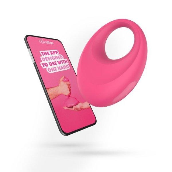 EasyConnect Vibrating Cockring Leo App-Controlled Pink