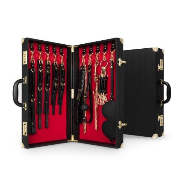 Bedroom Fantasies Bondage Suitcase PU Leather 13 pcs