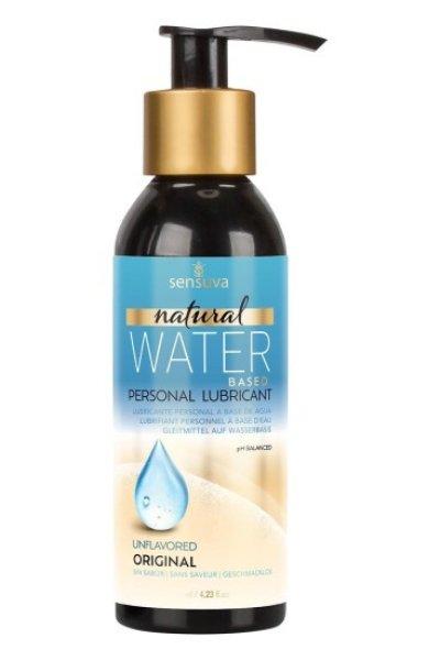 SENSUVA NATURAL WATER-BASED PERSONAL LUBRICANT ORIGINAL UNFLAVORED 125ML