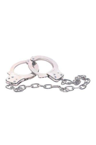 NMC CHROME HANDCUFFS METAL HANDCUFFS W. KEY