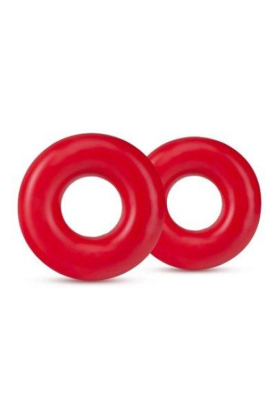 Blush Stay Hard Donut Rings Oversized