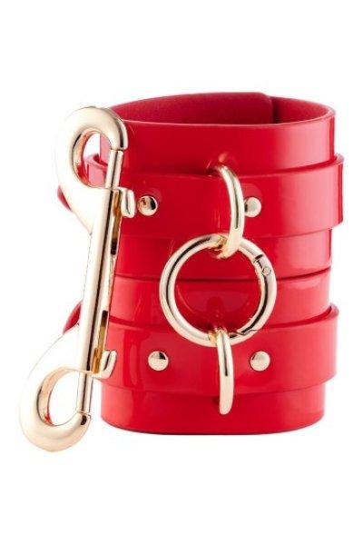 KINKY DIVA WRIST CUFFS RED