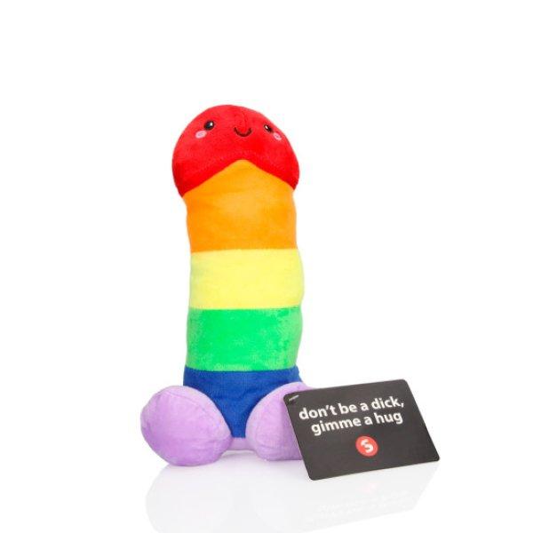 Shots S-Line Penis Plushie Rainbow 30 cm