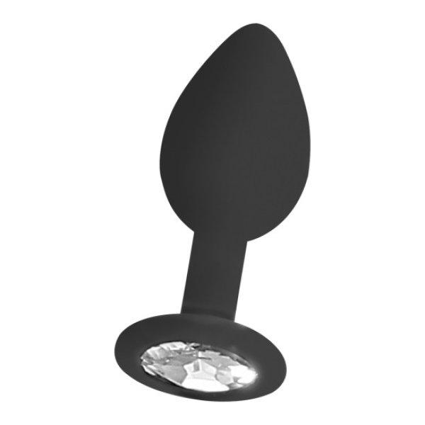 Ouch! by Shots Silicone Butt Plug with Removable Jewelry
