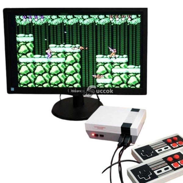 Retro játékkonzol (hálózati adapterrel)