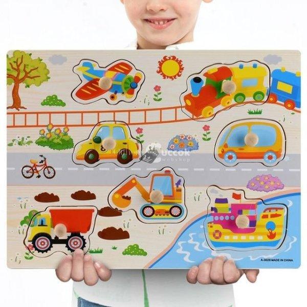 Formabeillesztő puzzle