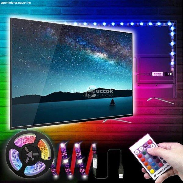 Univerzális USB LED szalag, TV háttérvilágítás, távirányítóval