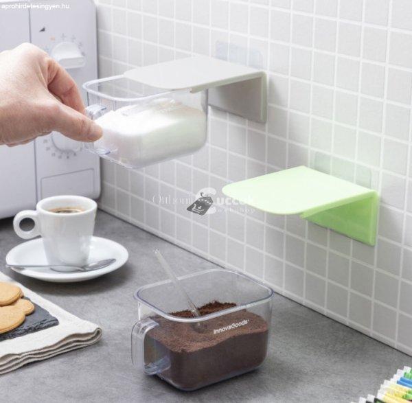 InnovaGoods Handstore Felragasztható konyhai tároló edények - 2 db