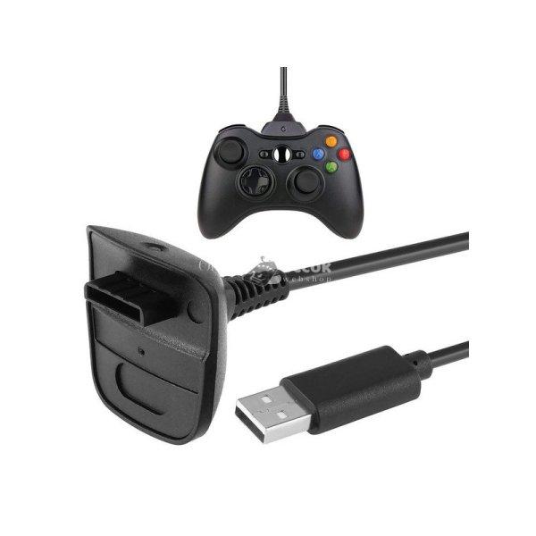 Xbox 360 USB Töltőkábel kontrollerhez - játékkábel, Xbox tartozék,
töltőkábel padhoz, USB töltőkábel Xbox 360-hoz