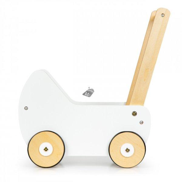 Fa babakocsi járóka ECOTOYS - játékkocsi, fa játékok, babajátékok,
járóka, fa járóka, babakocsi