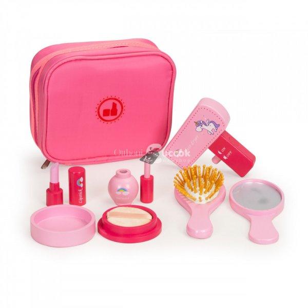 Szépség szett sminktáskával és 6 kiegészítővel - Beauty készlet
sminkhez