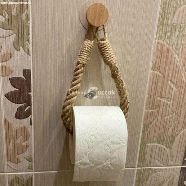 Kenderkötél WC Papír Tartó