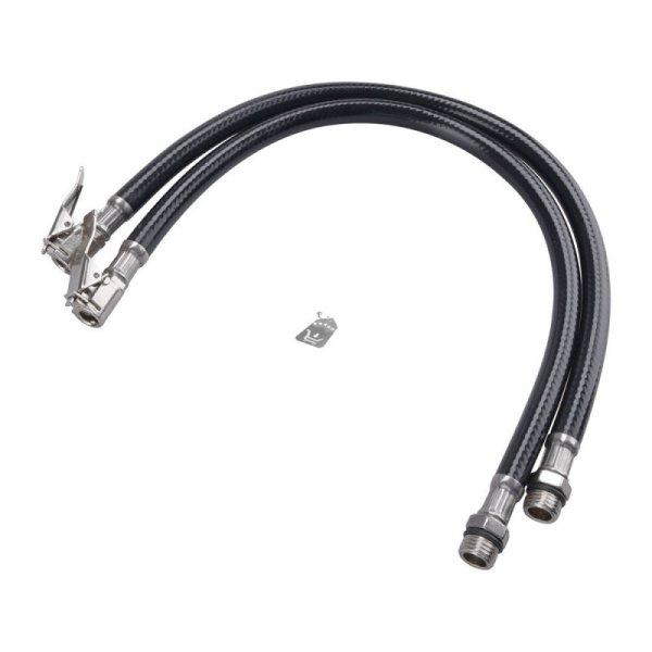 EXTOL PREMIUM pneumatikus tömlő, 2 db, gumiabroncs fúvató pisztolyhoz, max.
8 Bar, G 1/4 menetes csatlakozó