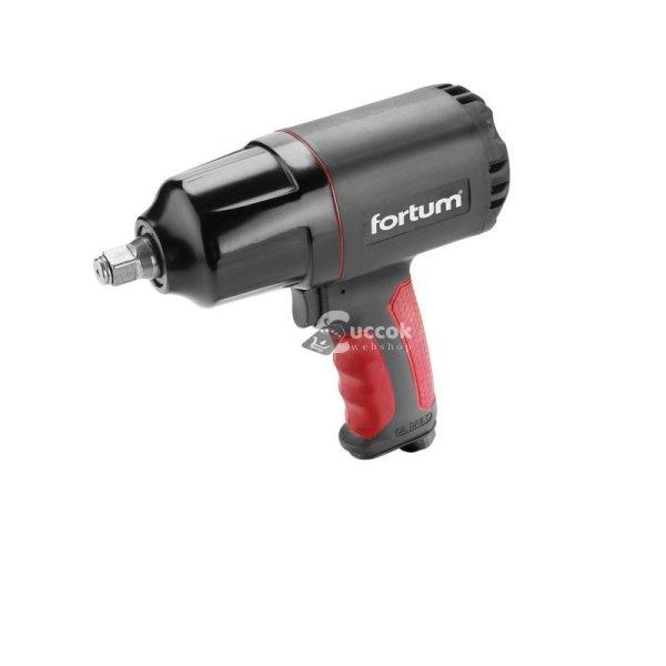 FORTUM légkulcs, 1/2', 1300Nm, extra erős, (Twin Hammer), 7500 1/min, 227
l/min, 6,3 Bar, 1/4' tömlőcsatlakozó, 2,0kg