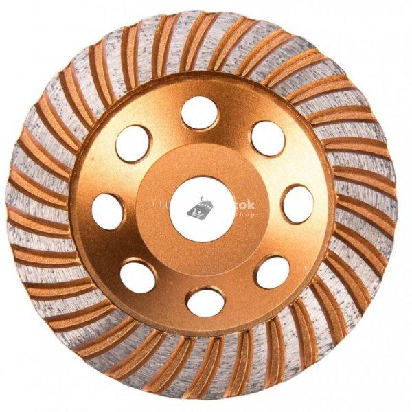 EXTOL INDUSTRIAL gyémántcsiszoló korong; 125mm×22,2mm, Turbo/lamellás
jellegű