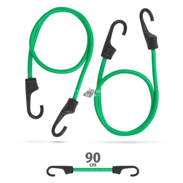 MNC Professzionális gumipók szett - zöld - 90 cm x 8 mm - 2 db / szett