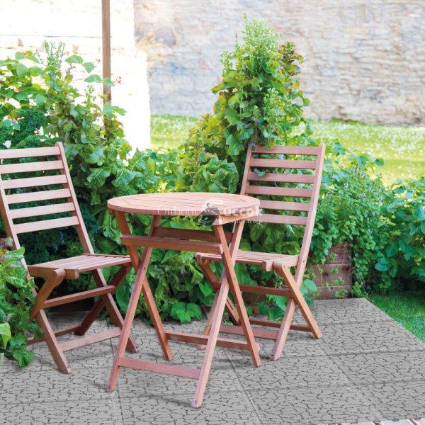 Garden of Eden Kerti járólap - kőmintás - műanyag - 29 x 29 cm - szürke -
4 db / csomag