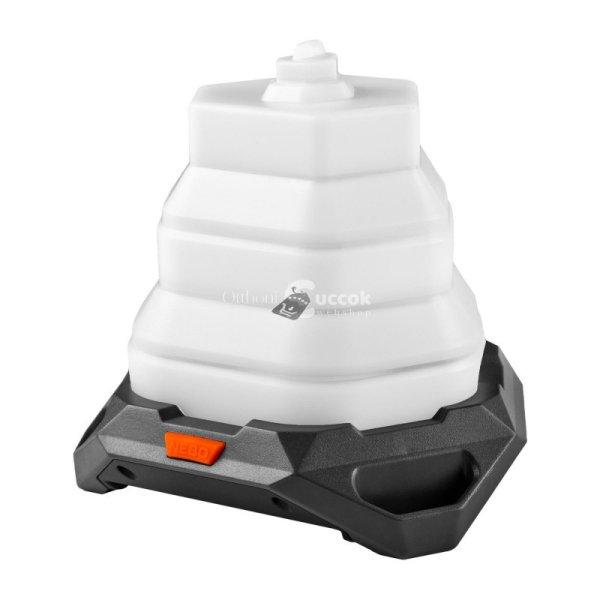 NEBO NEB-LTN-1008-G lámpás, GALILEO™ AIR 500, 500 lm - 20 lm, intelligens
teljesítményvezérlés, IPX4, összecsukható, 20 lm piros