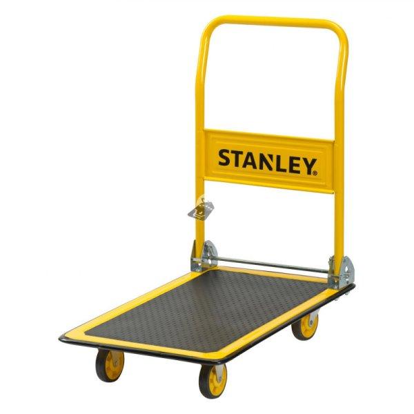 STANLEY SXWTD-PC527 összecsukható kiskocsi, 150 kg teherbírás,
golyóscsapágyas kerekek, gyors összecsukás, tömege 7,8 kg, acél v