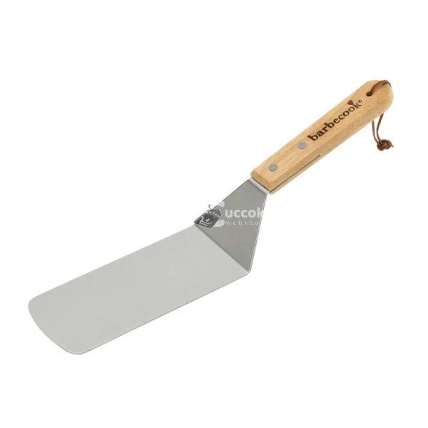 Barbecook BC-ACC-7125 rozsdamentes acél grill halforgató, fa nyél, 100% FSC,
37cm