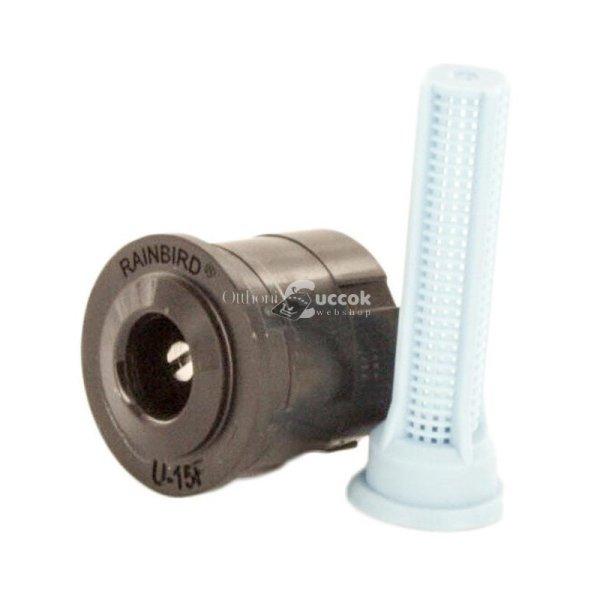 Rain Bird U-15F esőztető spray fúvóka, kettős kiömléssel - fix, 3,4-4,6 m
hatótávolság, 360°-os sugárzás - fekete színű