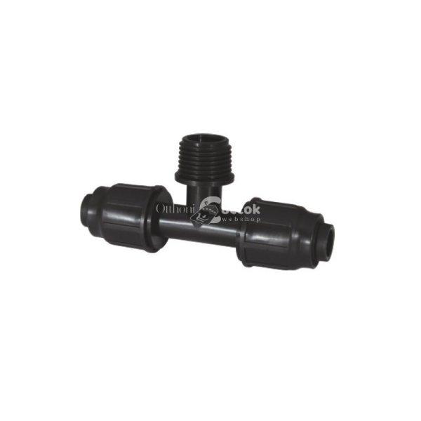 LPE T-idom 20mm x 3/4' x 20mm KM kúpos IT - Külső menetes csatlakozó