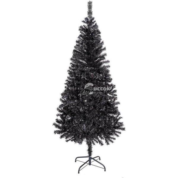Fekete műfenyő, 120cm 230ág