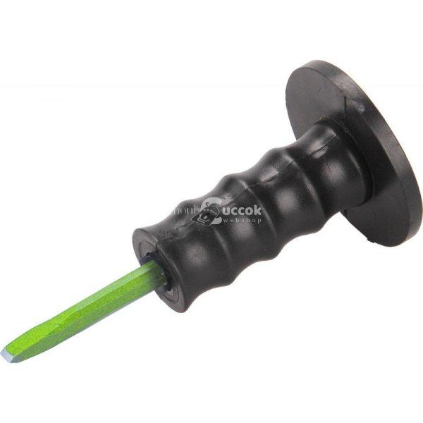 EXTOL CRAFT laposvéső, műanyag kézvédővel; 200mm, 12 mm széles vágóél
(12 mm szár), edzett, hőkezelt szénacél