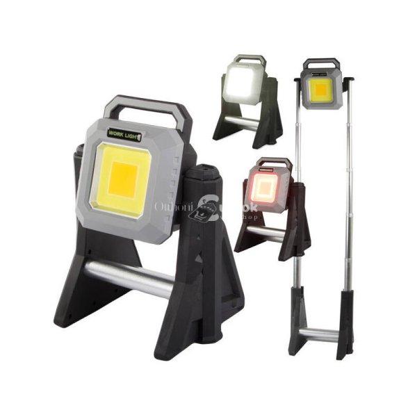 Tölthető LED COB USB halogén reflektor - kerti világítás, sátorozás,
túrázás, autószerelés - energiatakarékos fényforrás