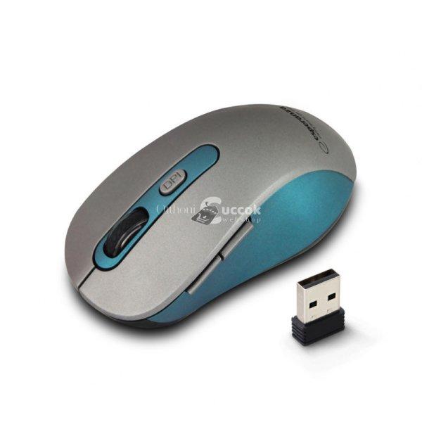 Adara vezeték nélküli optikai egér USB csatlakozással, 2.4GHz frekvencián
Esperanza