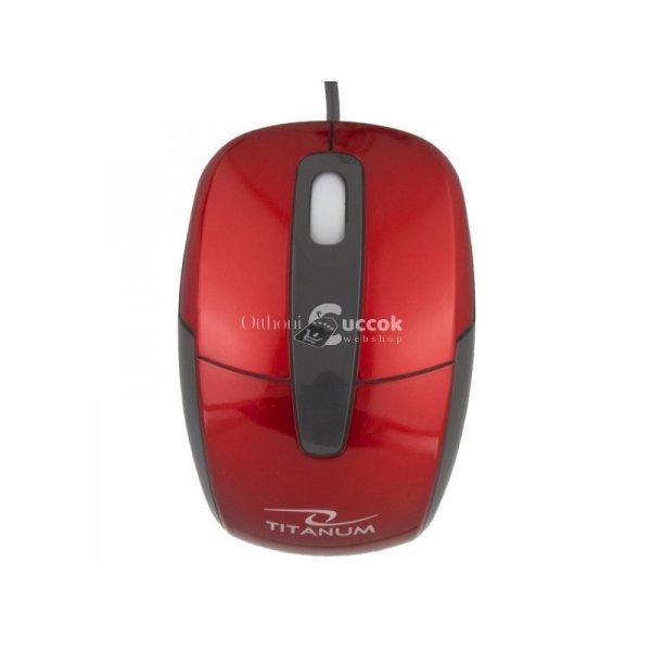 Titanum Barracuda 3D vezetékes optikai egér USB csatlakozással