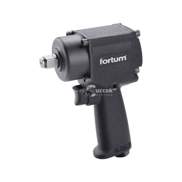 FORTUM légkulcs, 1/2', 610Nm, (Twin Hammer); 10.000 1/min, 170l/min, 6,3
Bar, 1/4' tömlőcsatlakozó, 1,4kg