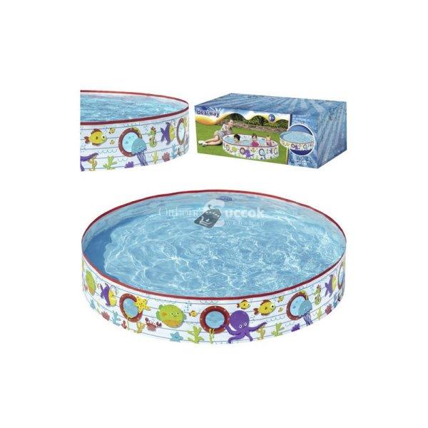 Gyermek medence 152x25cm BESTWAY 55029, kerti játék, családi szórakozás,
nyári vízi móka, gyermekmedence online vásárlás