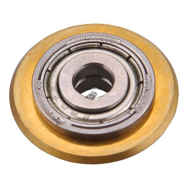 FORTUM vágókerék a 4770816, 4770817, 4770818, 4770819 csempevágókhoz,
titánium-volfrám-karbid, 22×6×5mm, csapágyas