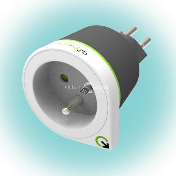 Q2POWER 1.200230 utazóadapter, France to Switzerland, indulási ország: FR,
célország: CH