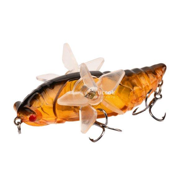 Bionic Cicada Hard Fish Csali - Spinning horgászcsali propelleres háromszögű
horoggal