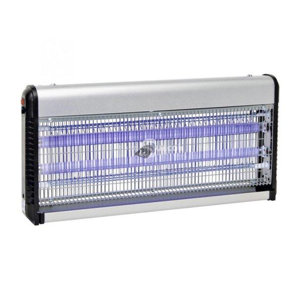 Home IKM 150 beltéri rovarcsapda, 150 m2 hatókörzet, UV-A fény,
rovargyűjtő tálca, 2 x 18 W fénycső, kapcsolható