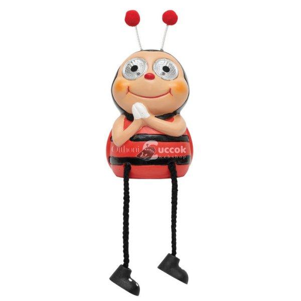Home MX645 napelemes kerti lámpa, katica forma, 2 db hidegfehér LED,
políresin, 40 mAh akkumulátor (NiMH), kültéri, beltéri