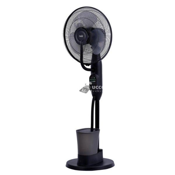 Home SFM43BK párásító ventilátor, 75 W, 40 cm névleges lapátátmérő, 3
lapát, 3 fokozat, oszcillálás, kikapcsolásidőzítés, 3 foko