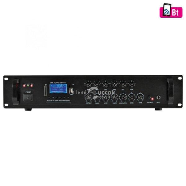 SAL MPA 240BT multimédiás keverő erősítő, 240 W, 6 csatorna, BT, FM
rádió, USB/SD, EQ
