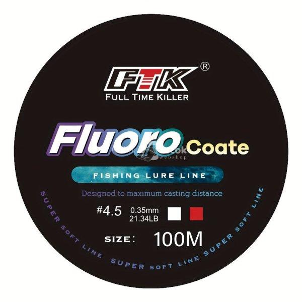 1db FTK 100m Fluorocarbon Bevonatú Nylon Monofil Horgászzsinór