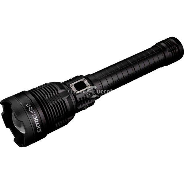 EXTOL LIGHT LED lámpa, 60 W COB LED; 8000 Lm, ALU ház, zoom, USB
újratölthető Li-ion akkus, 5000 mAh, Power Bank funkció
