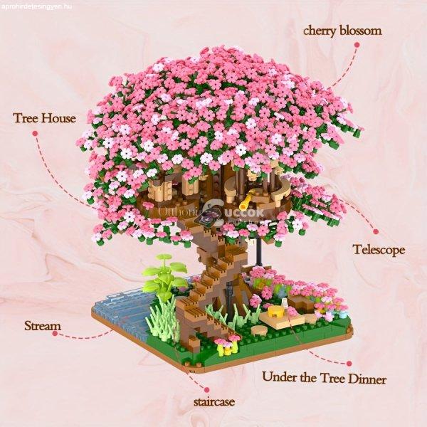 Cseresznye bonsai fa építő készlet