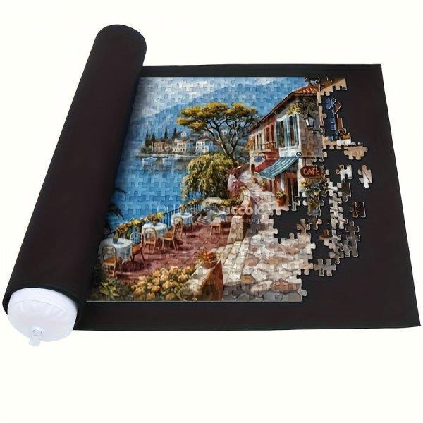 Akril szálból készült puzzle szőnyeg tároló táskával