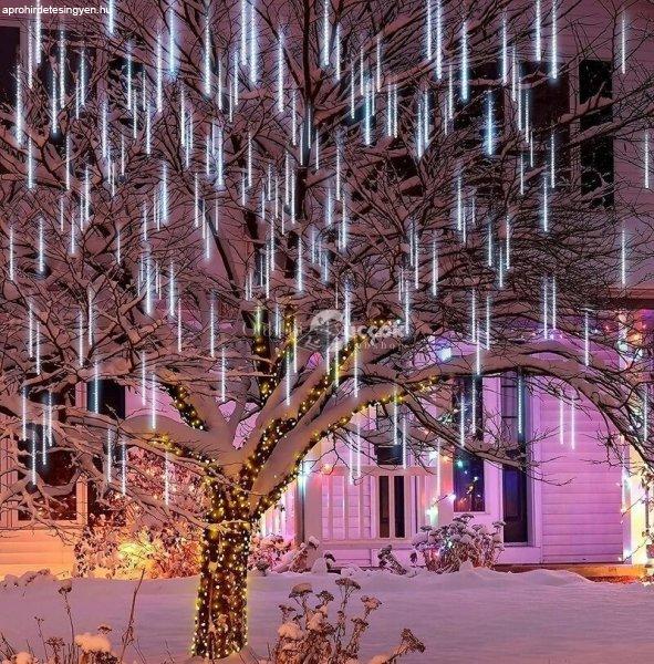 LED fényű jégcsap dekoráció kültéri és beltéri használatra