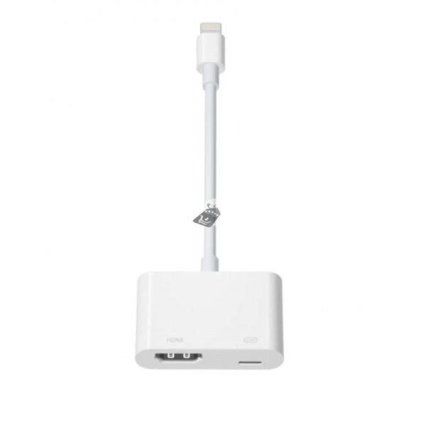 Lightning/HDMI Video és Töltő Adapter iPhone és iPad Készülékekhez