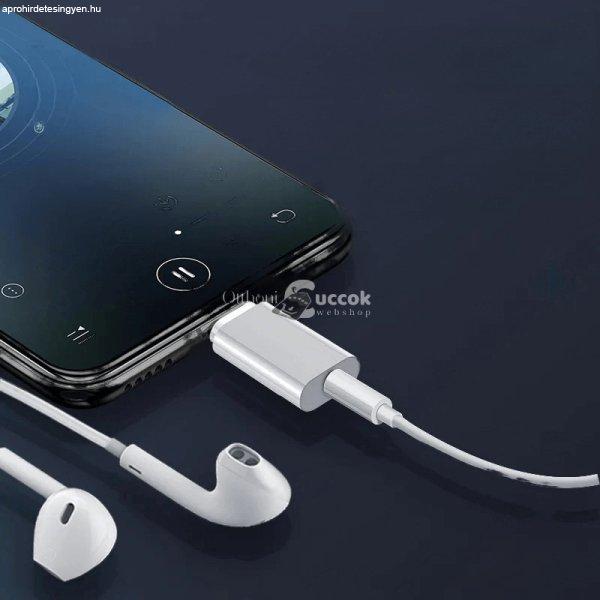 USB C - Jack 3.5 mm Audio Átalakító Adapter Kompatibilis Okostelefonokhoz és
Táblagépekhez