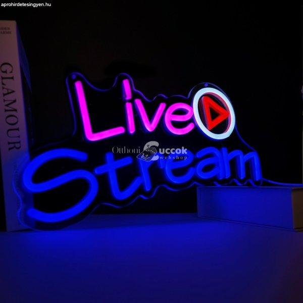 Élő Közvetítés Neon LED világítás
