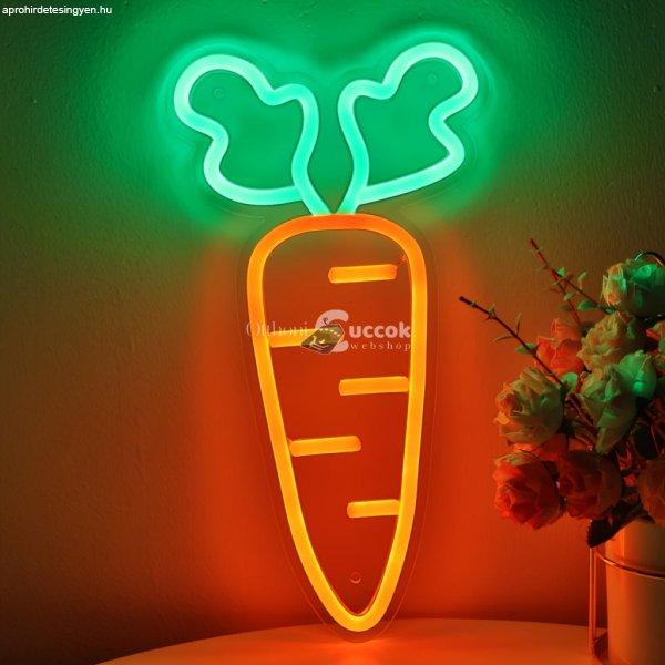 Sárgarépa LED Neon világítás