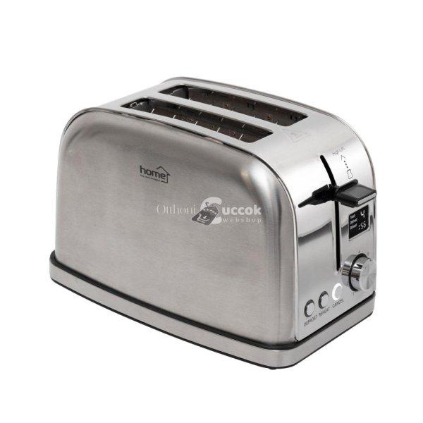 Home HGKP22LCD kenyérpirító, 950 W-os, két szeletes, LCD kijelző, 7
fokozat, újramelegítő és kiolvasztás funkciók